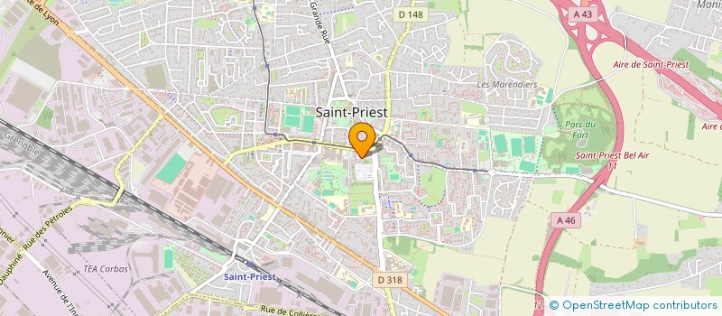 localisation de l'entreprise MONSIEUR DOMINIQUE CATALDO  SAINT-PRIEST