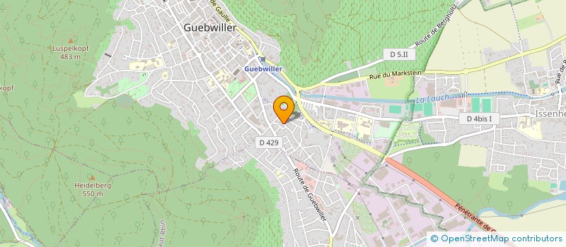 localisation de l'entreprise MONSIEUR DOMINIQUE CATORC  GUEBWILLER