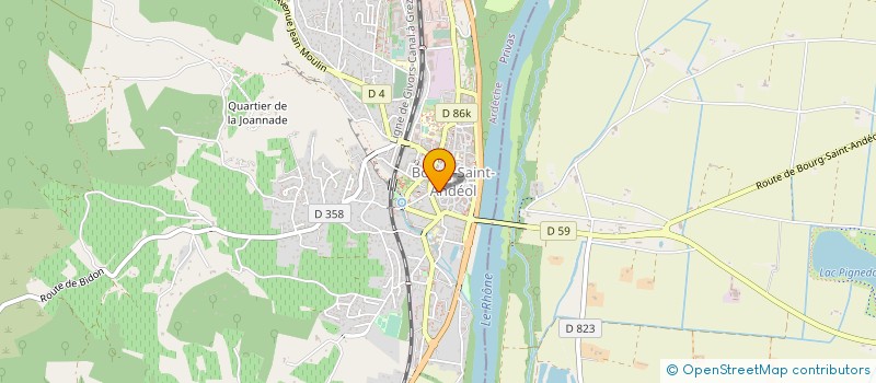 localisation de l'entreprise MONSIEUR DOMINIQUE CAUDOUX à BOURG-SAINT-ANDEOL