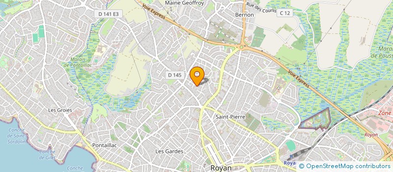 localisation de l'entreprise MONSIEUR DOMINIQUE CAVANOUS  ROYAN