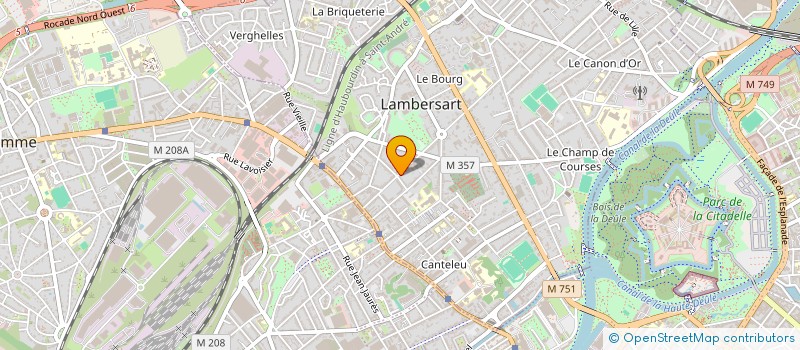 localisation de l'entreprise MONSIEUR DOMINIQUE CAVILLON à LAMBERSART