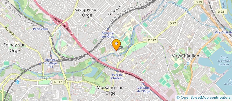 localisation de l'entreprise MONSIEUR DOMINIQUE CECCALDI à SAVIGNY-SUR-ORGE