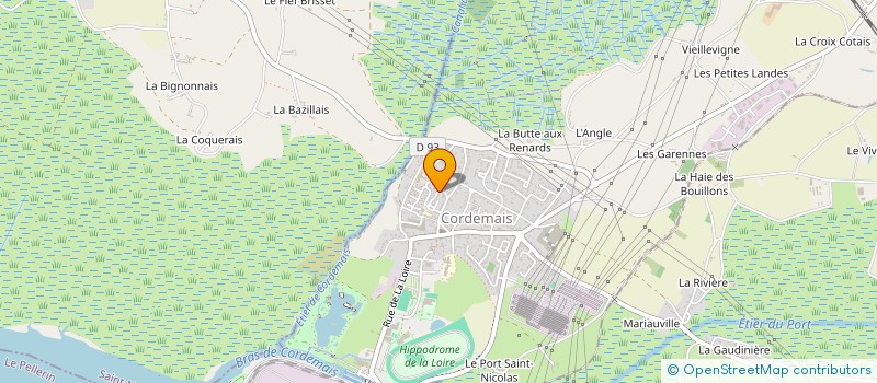 localisation de l'entreprise MONSIEUR DOMINIQUE CERCLE  CORDEMAIS