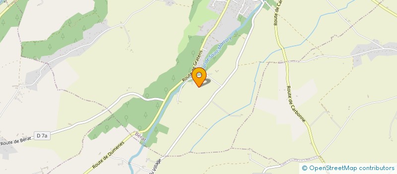 localisation de l'entreprise MONSIEUR DOMINIQUE CERESE  BERAT