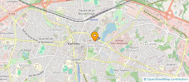 localisation de l'entreprise MONSIEUR DOMINIQUE CERISIER à VANNES