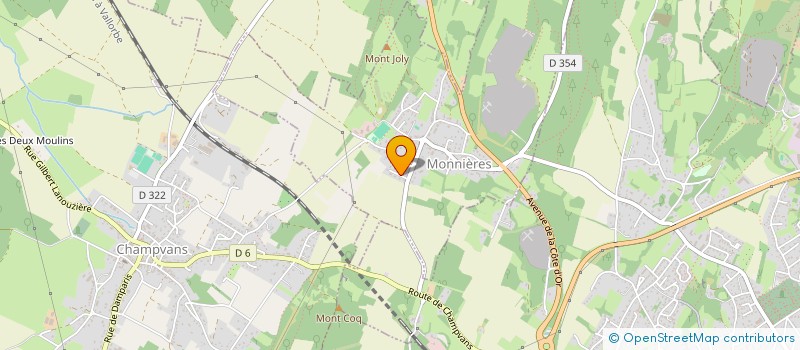 localisation de l'entreprise MONSIEUR DOMINIQUE CESCHI  MONNIERES