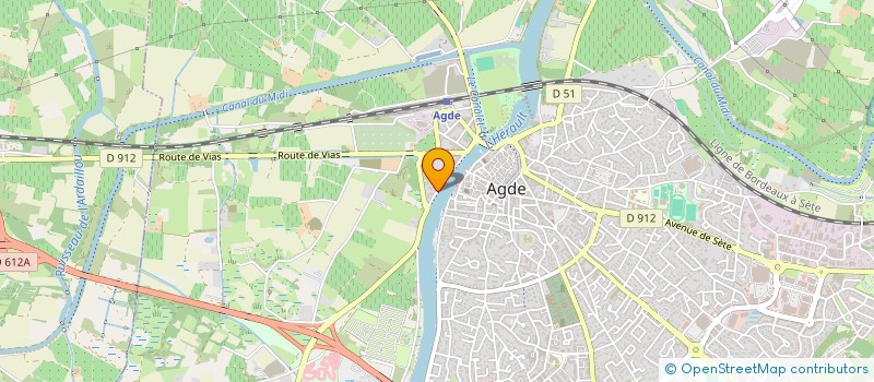 localisation de l'entreprise MONSIEUR DOMINIQUE CHAIZE à AGDE