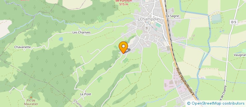 localisation de l'entreprise MONSIEUR DOMINIQUE CHALAND à CHAMPDIEU