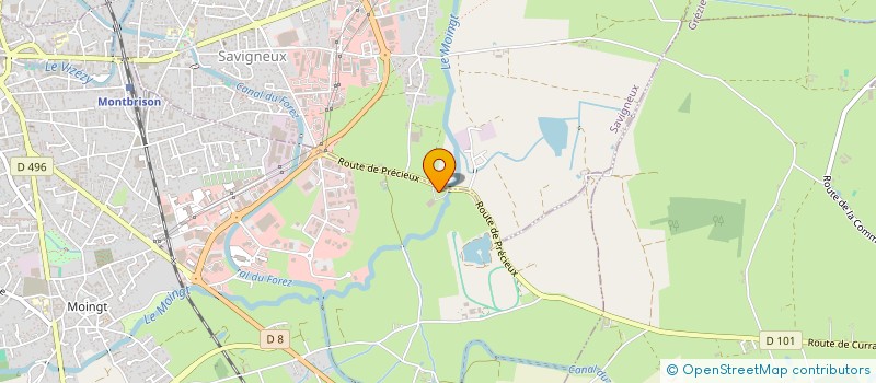 localisation de l'entreprise MONSIEUR DOMINIQUE CHALAND  MONTBRISON