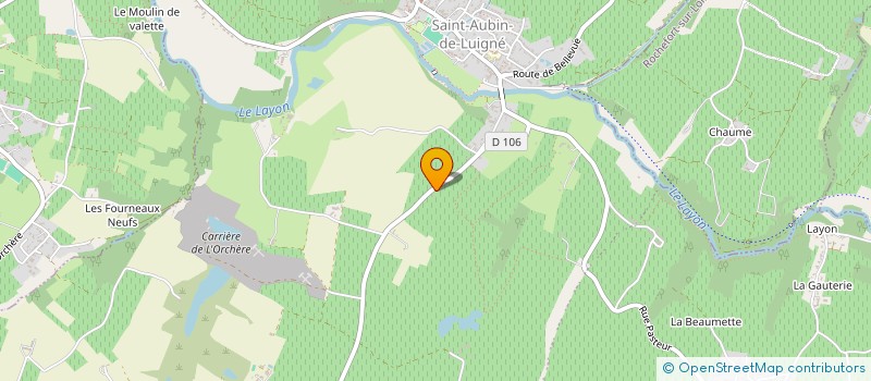 localisation de l'entreprise MONSIEUR DOMINIQUE CHALIN  ROCHEFORT-SUR-LOIRE