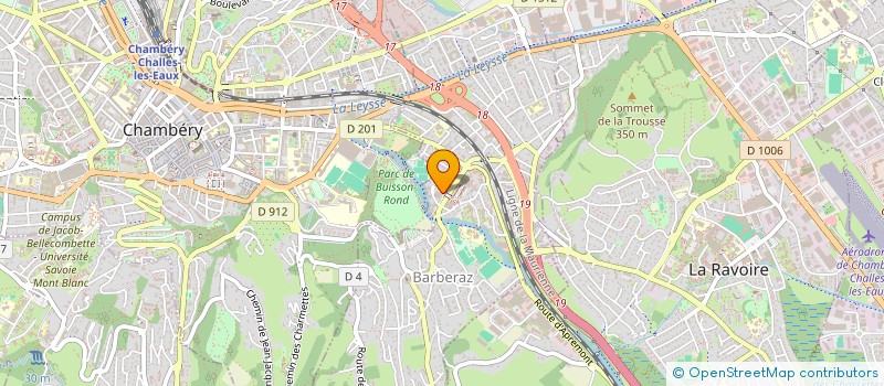 localisation de l'entreprise MONSIEUR DOMINIQUE CHALMIN à BARBERAZ