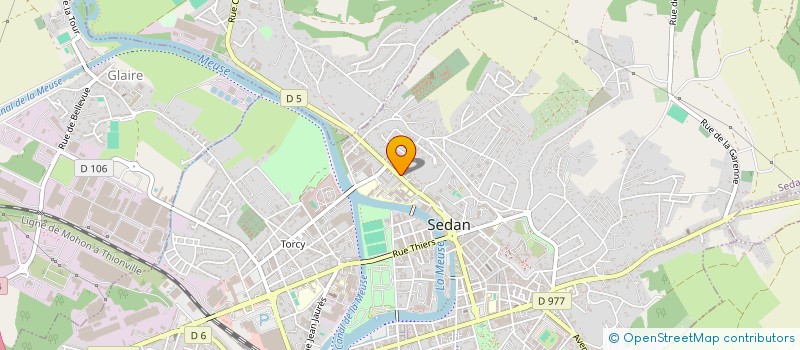 localisation de l'entreprise MONSIEUR DOMINIQUE CHALON  SEDAN