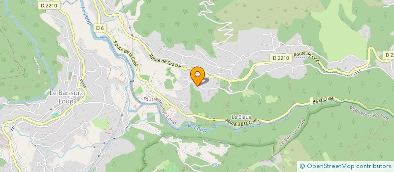 localisation de l'entreprise MONSIEUR DOMINIQUE CHALOT à TOURRETTES-SUR-LOUP