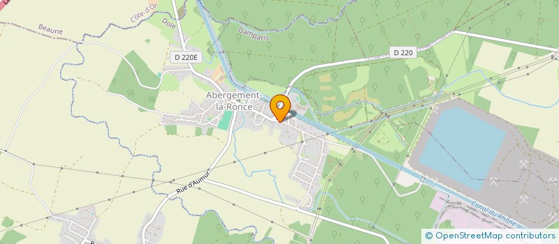 localisation de l'entreprise MONSIEUR DOMINIQUE CHALUMEAU  ABERGEMENT-LA-RONCE