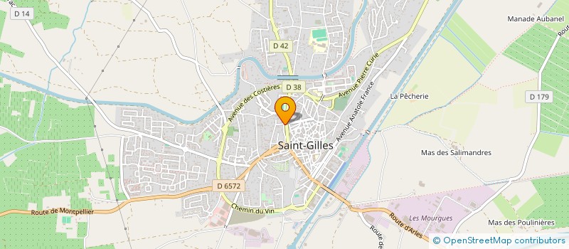 localisation de l'entreprise MONSIEUR DOMINIQUE CHAMPAIN  SAINT-GILLES