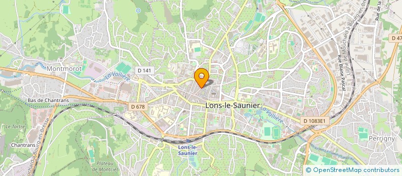 localisation de l'entreprise MONSIEUR DOMINIQUE CHAMPOMIER  LONS-LE-SAUNIER