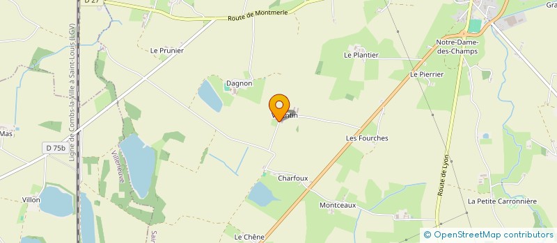 localisation de l'entreprise MONSIEUR DOMINIQUE CHANET  SAINT-TRIVIER-SUR-MOIGNANS