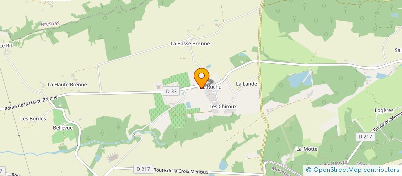 localisation de l'entreprise MONSIEUR DOMINIQUE CHANTEL  MEILLARD