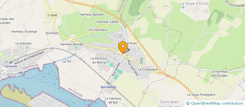 localisation de l'entreprise MONSIEUR DOMINIQUE CHANU  BARNEVILLE-CARTERET