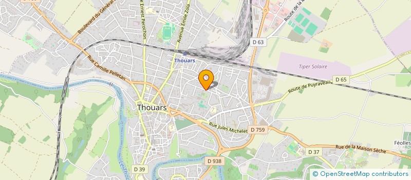 localisation de l'entreprise MONSIEUR DOMINIQUE CHAPELOT  THOUARS