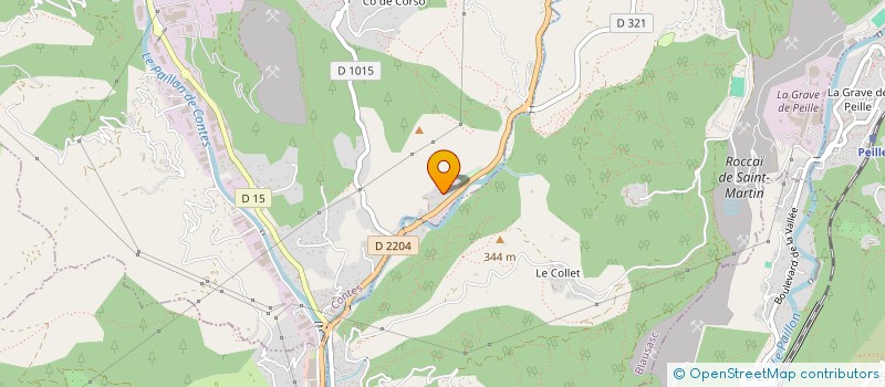 localisation de l'entreprise MONSIEUR DOMINIQUE CHAPUIS-ROUX  CONTES