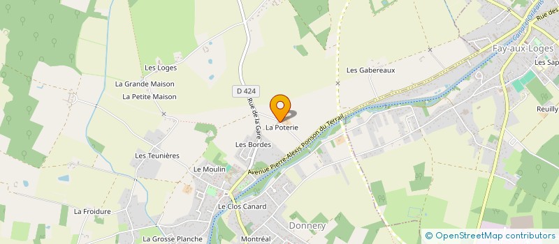 localisation de l'entreprise MONSIEUR DOMINIQUE CHARLES à DONNERY