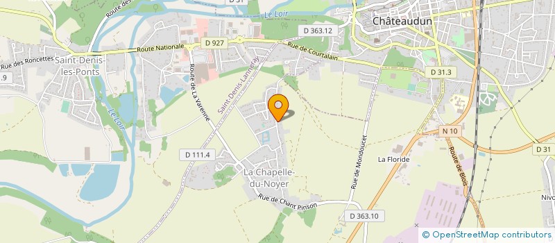localisation de l'entreprise MONSIEUR DOMINIQUE CHARLEY à LA CHAPELLE-DU-NOYER