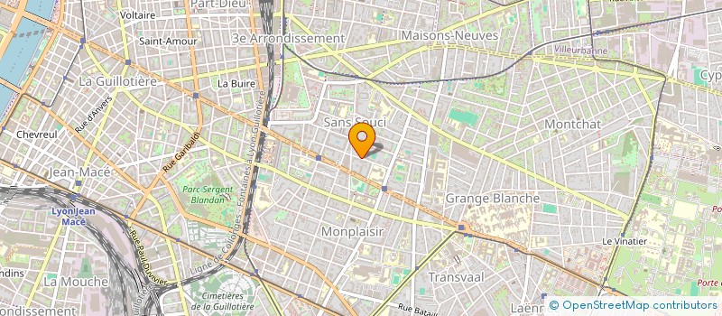localisation de l'entreprise MONSIEUR DOMINIQUE CHARRIERE  LYON