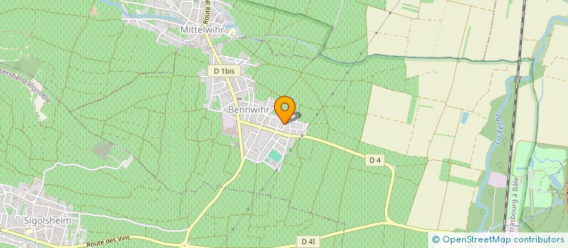 localisation de l'entreprise MONSIEUR DOMINIQUE CHARRON  BENNWIHR