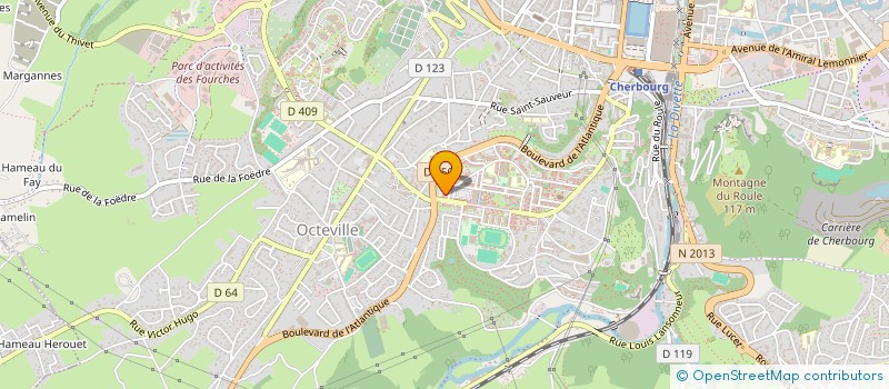 localisation de l'entreprise MONSIEUR DOMINIQUE CHARRON  CHERBOURG-EN-COTENTIN