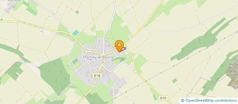 localisation de l'entreprise MONSIEUR DOMINIQUE CHARTRAIN  HORNOY-LE-BOURG