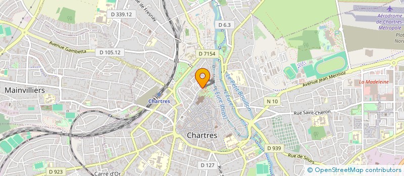 localisation de l'entreprise MONSIEUR DOMINIQUE CHATELIN à CHARTRES