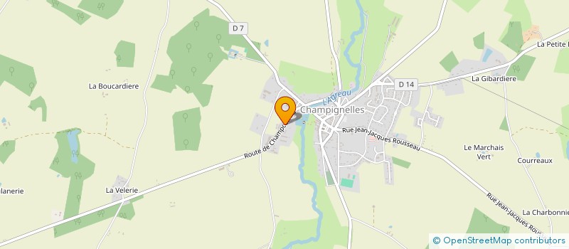 localisation de l'entreprise MONSIEUR DOMINIQUE CHATON  CHAMPIGNELLES