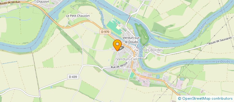 localisation de l'entreprise MONSIEUR DOMINIQUE CHATRY à VERDUN-SUR-LE-DOUBS