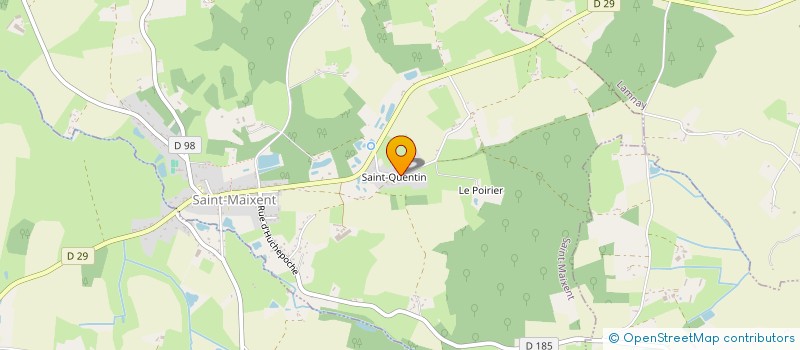 localisation de l'entreprise MONSIEUR DOMINIQUE CHAUDOIT  SAINT-MAIXENT