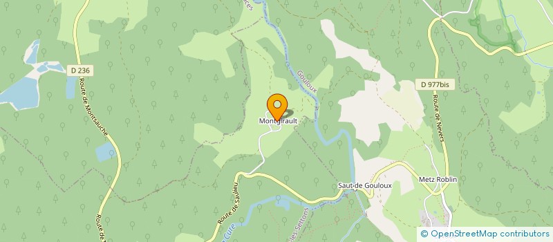 localisation de l'entreprise MONSIEUR DOMINIQUE CHAUMIEN à MONTSAUCHE LES SETTONS