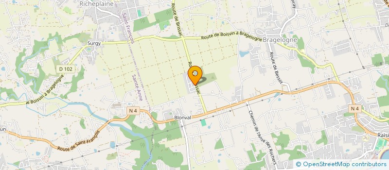 localisation de l'entreprise MONSIEUR DOMINIQUE CHAUPARD  SAINT-FRANCOIS