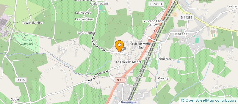 localisation de l'entreprise MONSIEUR DOMINIQUE CHAUVEAU à CUBNEZAIS