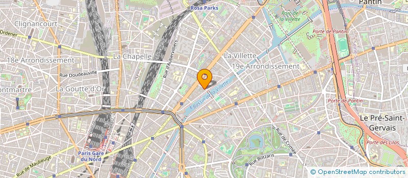 localisation de l'entreprise MONSIEUR DOMINIQUE CHAUVEAU  PARIS