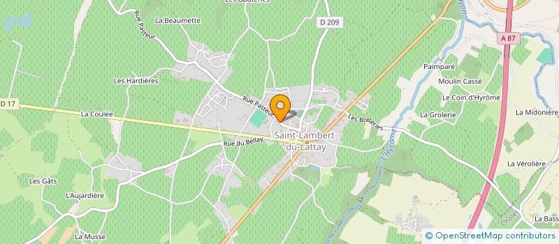 localisation de l'entreprise MONSIEUR DOMINIQUE CHAUVEAU-QUELLEC à VAL-DU-LAYON