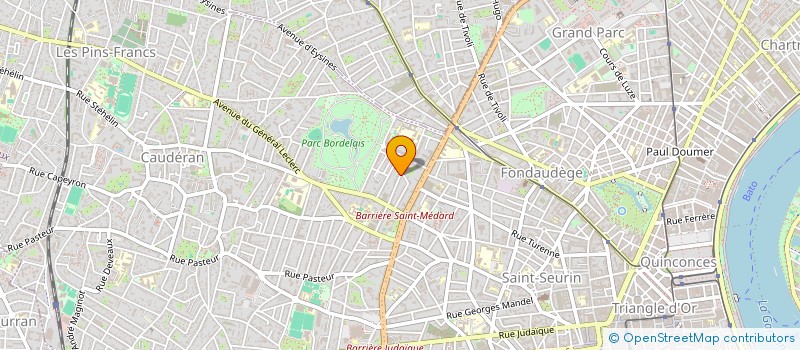 localisation de l'entreprise MONSIEUR DOMINIQUE CHAUVEAUX à BORDEAUX