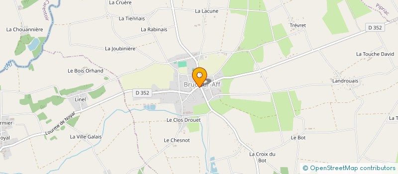 localisation de l'entreprise MONSIEUR DOMINIQUE CHAUVET  BRUC-SUR-AFF