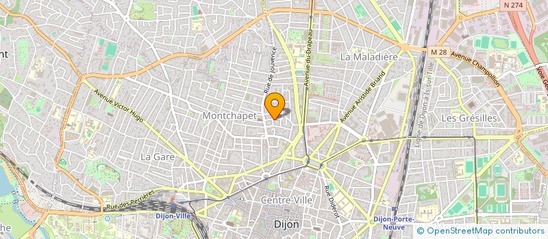 localisation de l'entreprise MONSIEUR DOMINIQUE CHAVET à DIJON