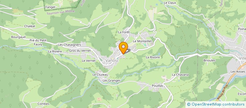 localisation de l'entreprise MONSIEUR DOMINIQUE CHAZOT à VANOSC