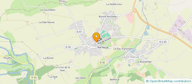 localisation de l'entreprise MONSIEUR DOMINIQUE CHEMIN  UZEL