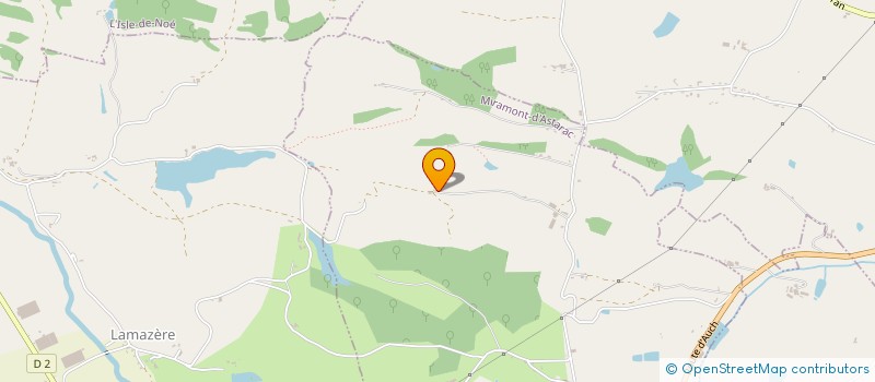 localisation de l'entreprise MONSIEUR DOMINIQUE CHEMIN  MIRAMONT-D'ASTARAC