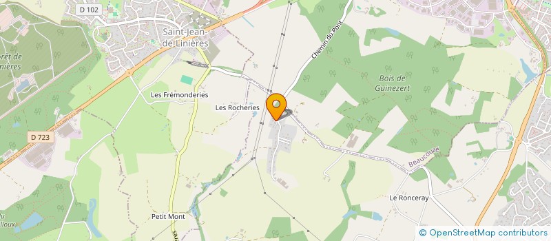 localisation de l'entreprise MONSIEUR DOMINIQUE CHENEAU à BOUCHEMAINE