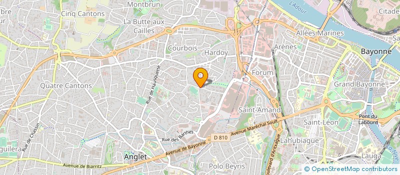 localisation de l'entreprise MONSIEUR DOMINIQUE CHERET  ANGLET
