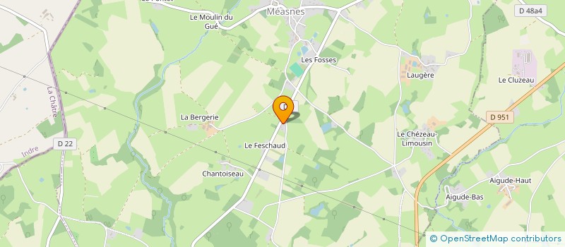 localisation de l'entreprise MONSIEUR DOMINIQUE CHERON à MEASNES