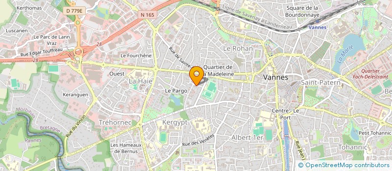 localisation de l'entreprise MONSIEUR DOMINIQUE CHESNEL  VANNES